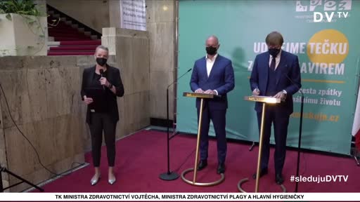 Roušky a testy? Co bude platit pro návrat dětí do škol? Sledujte TK Vojtěcha